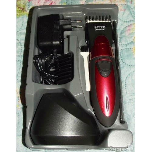 Машинка для стрижки Бердск Э.ЭМ.001.АБ (красный/черный) 9