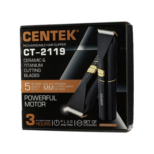 Машинка для стрижки CENTEK CT-2119 (черный) 2