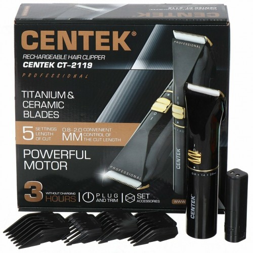 Машинка для стрижки CENTEK CT-2119 (черный) 4