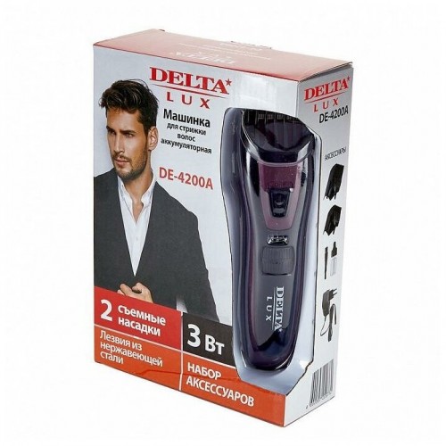 Машинка для стрижки DELTA LUX DE-4200А (фиолетовый) 8