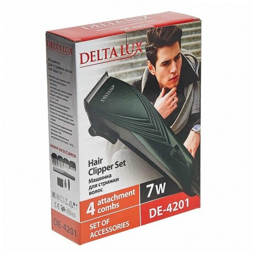 Машинка для стрижки DELTA LUX DE-4201 (зеленый) 2