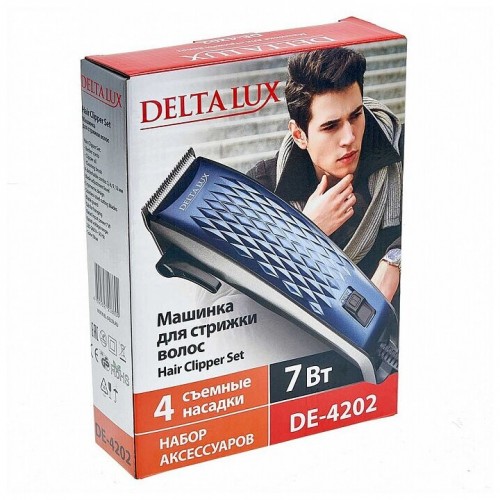 Машинка для стрижки DELTA LUX DE-4202 (синий) 3
