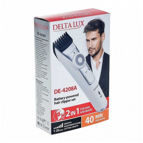 Машинка для стрижки DELTA LUX DE-4208A (белый) 8