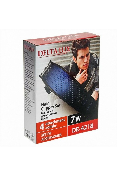 Машинка для стрижки DELTA LUX DE-4218 (синий) 2