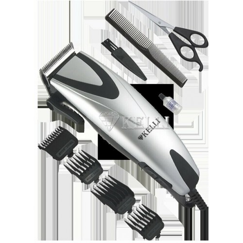 Машинка для стрижки Kelli KL-7004 (серебристый) 