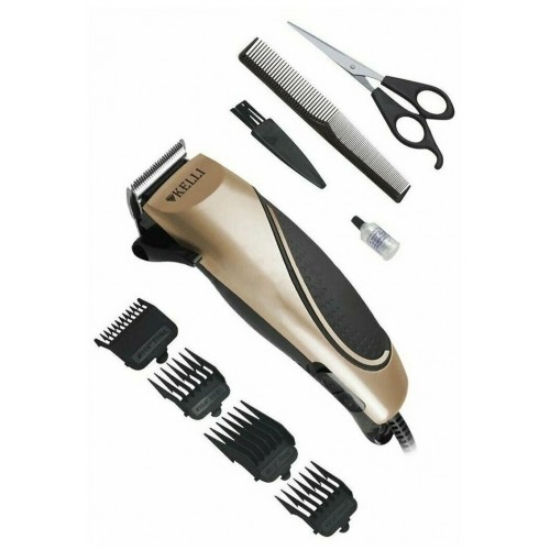 Машинка для стрижки Kelli KL-7010 (золотой/черный) 