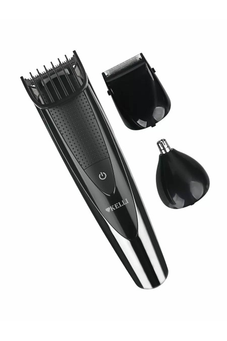 Машинка для стрижки Kelli KL-7023 (серебристый/черный) 