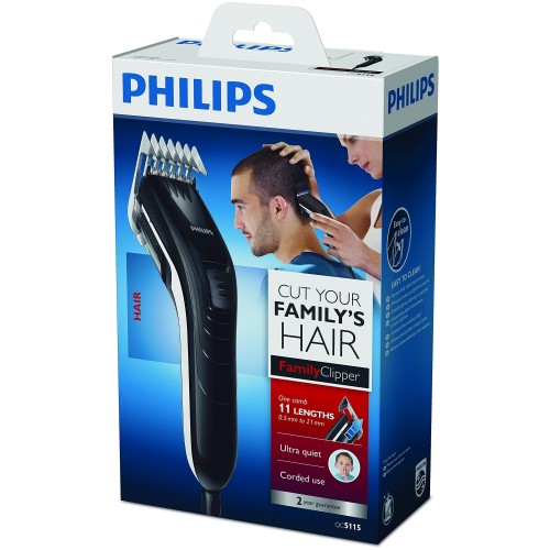 Машинка для стрижки Philips QC5115/15 Series 3000 (черный) 7