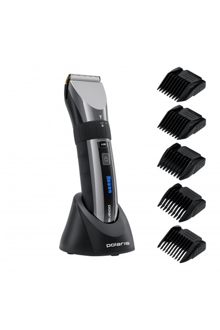 Машинка для стрижки Polaris PHC 3017RC Argan Therapy Pro (черный/серебристый) 