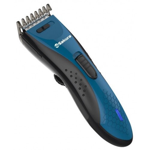 Машинка для стрижки Sakura SA-5175BL-U (черный/синий) 