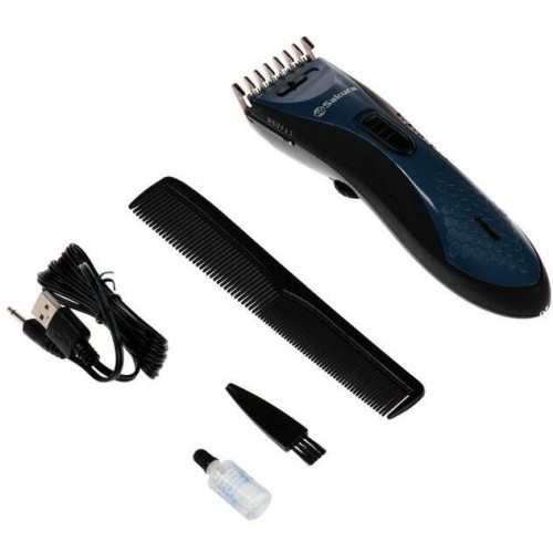 Машинка для стрижки Sakura SA-5175BL-U (черный/синий) 6