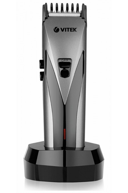 Машинка для стрижки VITEK VT-1360 (серебристый/черный) 