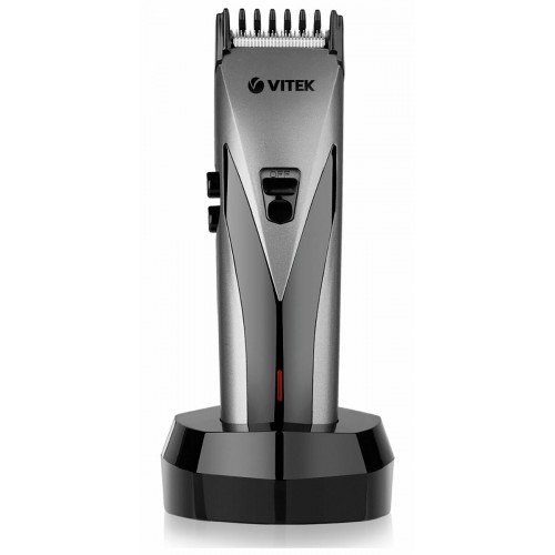 Машинка для стрижки VITEK VT-1360 (серебристый/черный) 
