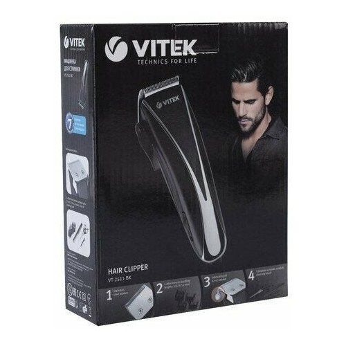 Машинка для стрижки VITEK VT-2511 (черный) 5