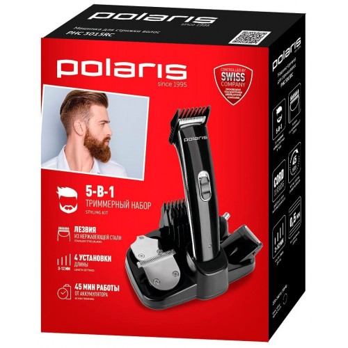 Набор для стрижки Polaris PHC3015RC (черный) 8