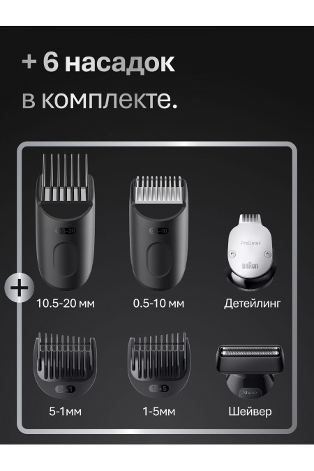 Триммер Braun S7 BT7540 (синий/черный) 7