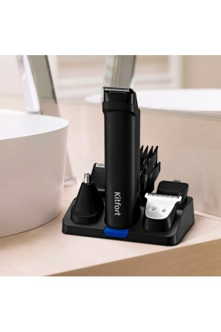 Триммер Kitfort КТ-3140-3 (черный/синий) 5