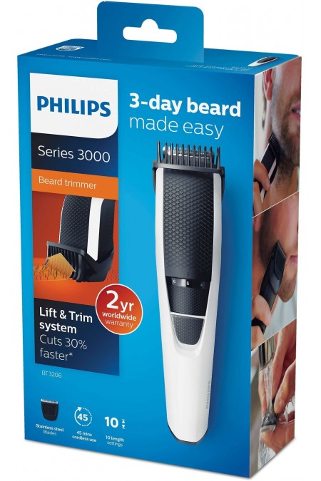 Триммер Philips BT3206/14 (белый/черный) 2