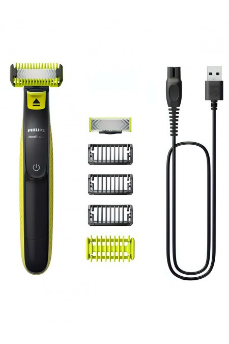 Триммер Philips OneBlade QP2824/10 (черный/зеленый) 