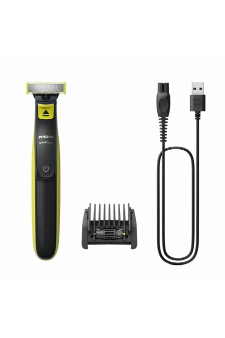 Триммер Philips QP2724/20 (черный/лайм) 