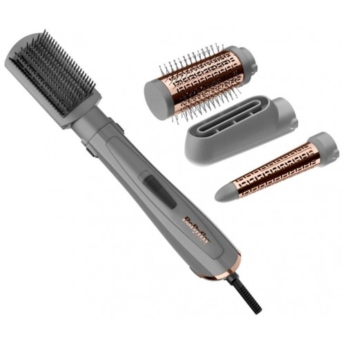 Фен-щетка BaByliss Air Style 1000 (AS136E) (серый/золотой) 