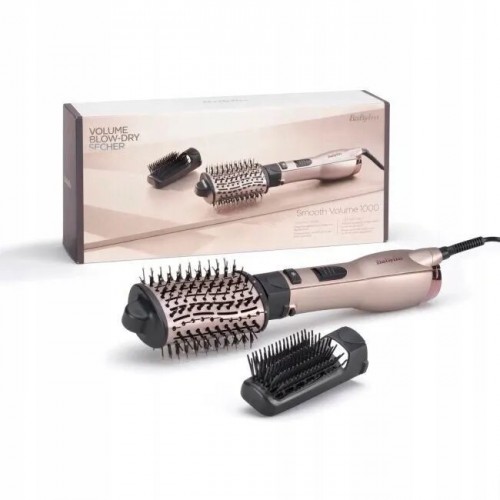Фен-щетка BaByliss Smooth Volume 1000 (AS90PE) (бежевый/черный) 1