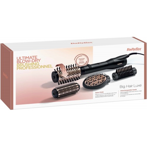 Фен-щетка BaByliss Big Hair Luxe (AS970E) (черный/золотой) 9