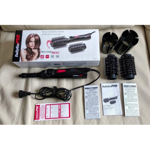Фен-щетка BaByliss PRO Rotating 800 (BAB2770E) (черный) 9
