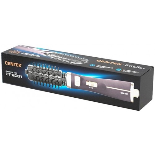 Фен-щетка CENTEK CT-2061 (черный/золотой) 4