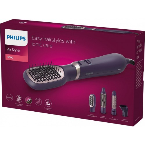 Фен-щетка Philips BHA313/00 (фиолетовый) 8
