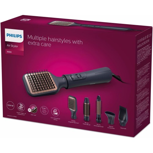 Фен-щетка Philips BHA530/00 5000 Series (черный) 5