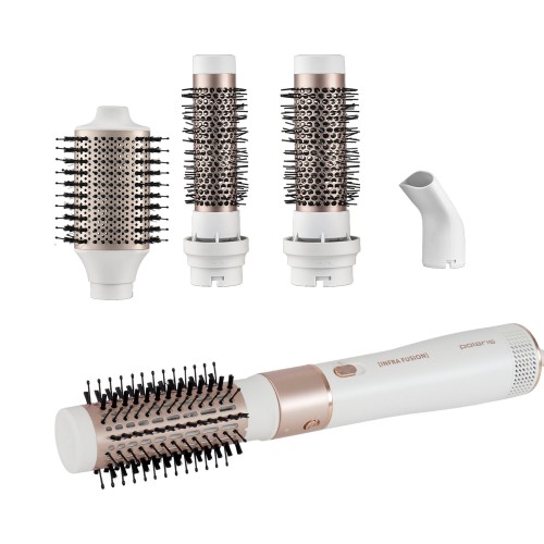 Фен-щетка Polaris PHSB 1214Mi Quattro Ionic (белый/розовое золото) 6