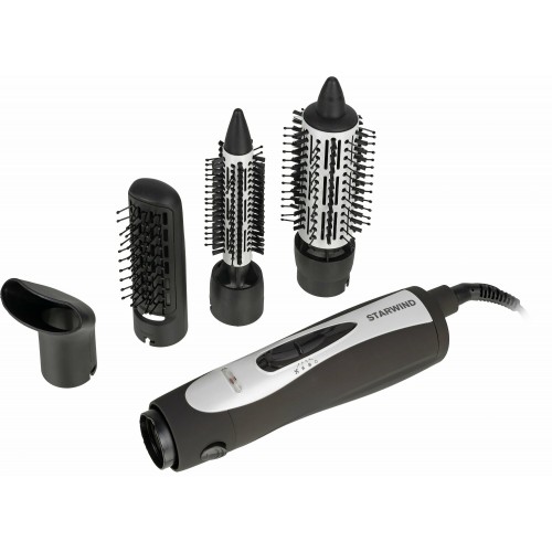 Фен-щетка STARWIND SHP 7811 (черный/белый) 7