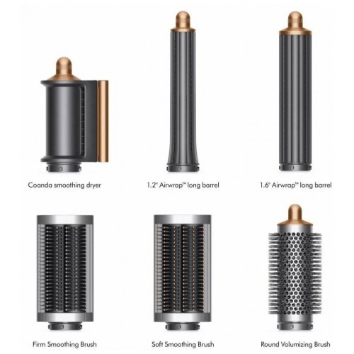 Стайлер Dyson Airwrap Complete Long HS05 Nickel/Copper (с кейсом) (никель/медь) 2