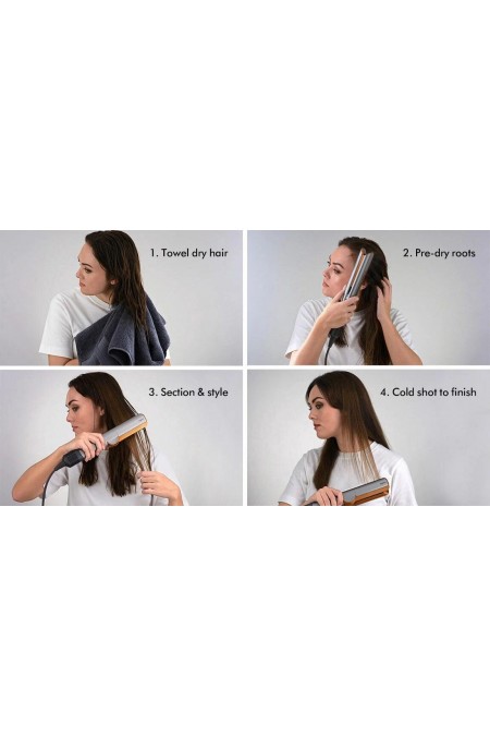 Выпрямитель Dyson Airstrait HT01 Amber Silk (с кейсом) (янтарный шелк) 6