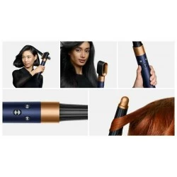 Мультистайлер Dyson Airwrap i.d. Complete Long HS08 Straight+Wavy Prussian Blue/Rich Copper (с кейсом) (темно-синий/медь)