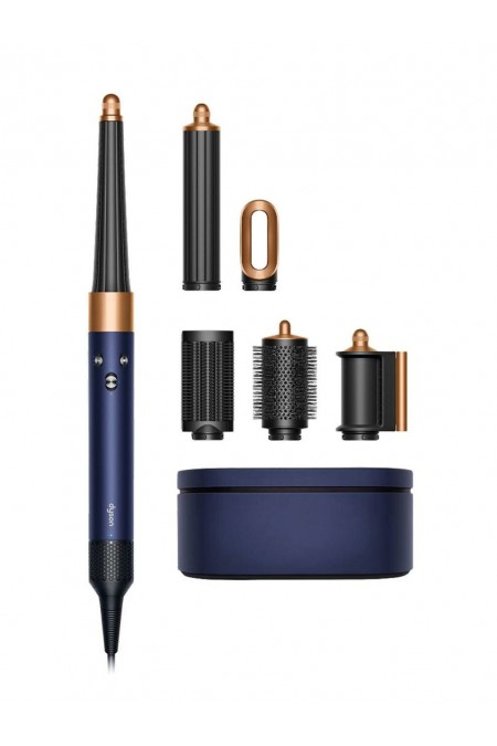 Мультистайлер Dyson Airwrap i.d. Complete Long HS08 Straight+Wavy Prussian Blue/Rich Copper (с кейсом) (темно-синий/медь) 