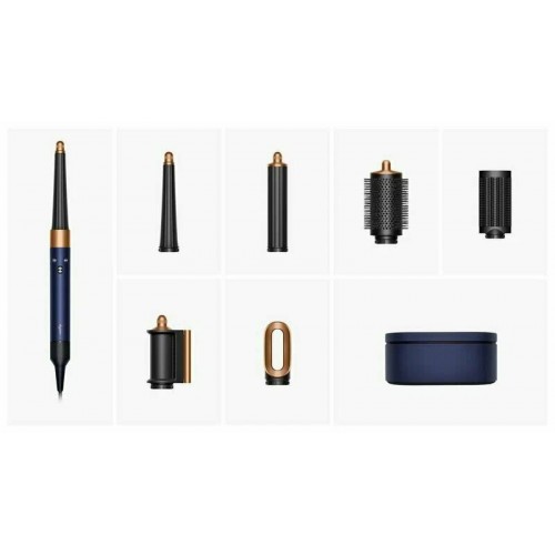 Мультистайлер Dyson Airwrap i.d. Complete Long HS08 Straight+Wavy Prussian Blue/Rich Copper (с кейсом) (темно-синий/медь) 1
