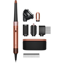 Мультистайлер Dyson Airwrap i.d. Long HS08 and Diffuse for Curly+Coily Amber Silk (с кейсом) (янтарный шелк)