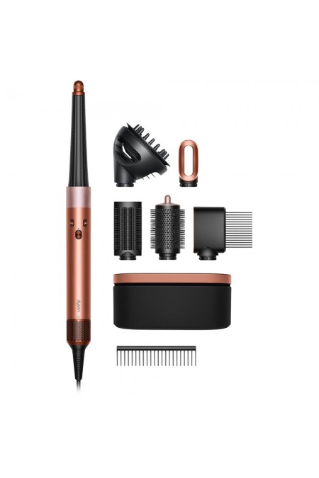 Мультистайлер Dyson Airwrap i.d. Long HS08 and Diffuse for Curly+Coily Amber Silk (с кейсом) (янтарный шелк) 