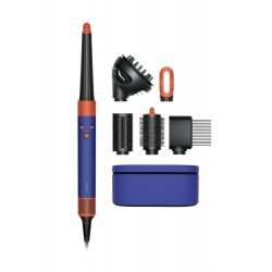 Мультистайлер Dyson Airwrap i.d. Long HS08 and Diffuse for Curly+Coily Vinca Blue /Topaz Orange (с кейсом) (синий/оранжевый топаз)