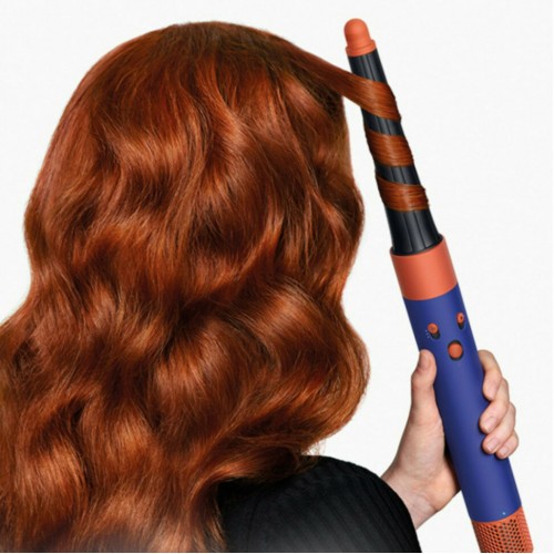 Мультистайлер Dyson Airwrap i.d. Complete Long HS08 Straight+Wavy Vinca Blue /Topaz Orange (с кейсом) (синий/оранжевый топаз) 2