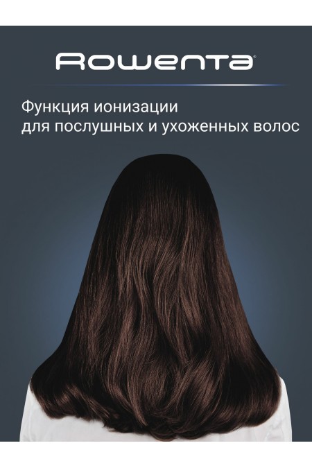 Расческа-выпрямитель Rowenta Power Straight CF5820F0 (черный/зеленый) 3