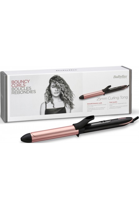 Щипцы для завивки BaByliss Rose Quartz 32mm C452E (черный/розовый) 3