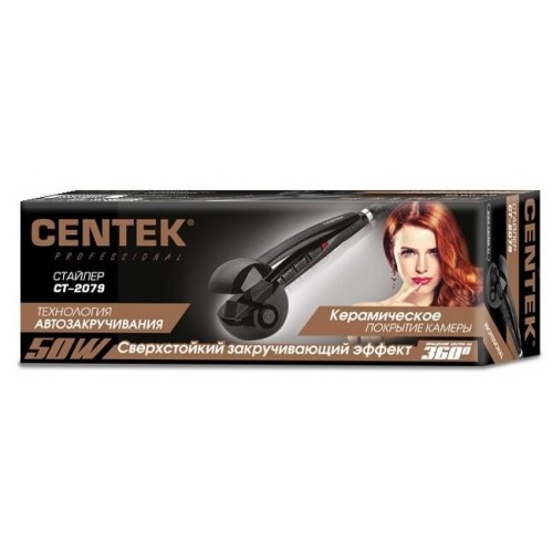 Щипцы для завивки CENTEK CT-2079 (черный) 1