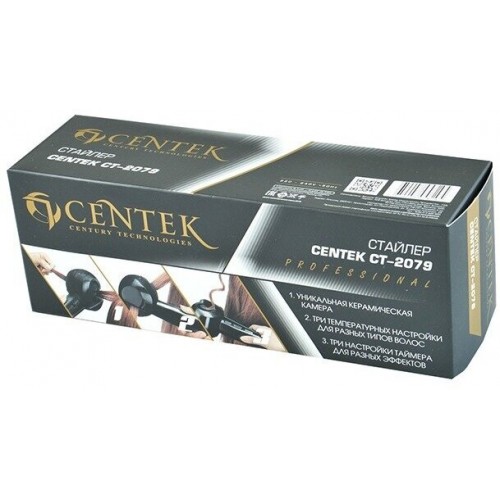 Щипцы для завивки CENTEK CT-2079 (черный) 7