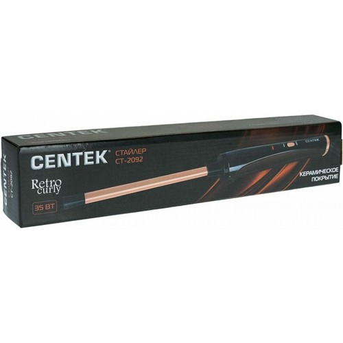 Щипцы для завивки CENTEK CT-2092 (черный/коричневый) 3