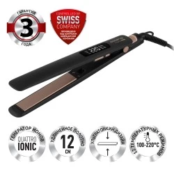 Щипцы для завивки Polaris PHS 5012KT UltraSlim Digital PRO (черный/ розовое золото)