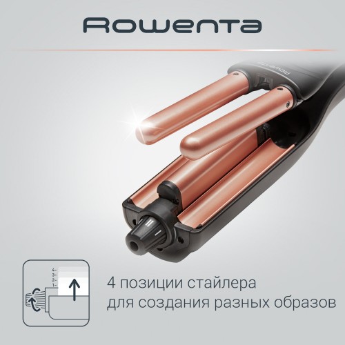 Щипцы для завивки Rowenta CF 4711 (черный/золотой) 1