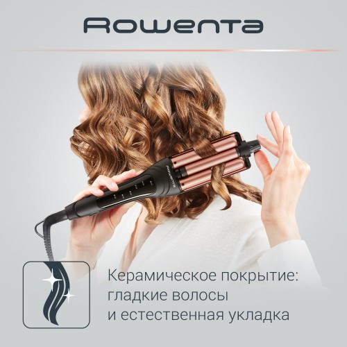 Щипцы для завивки Rowenta CF 4711 (черный/золотой) 3